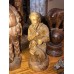 Old Folk Art Wood Diorama Shadowbox Figurine Lot Hand Carved German Italy Anri   153137149164